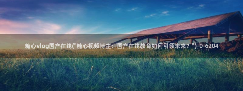 糖心vlog?